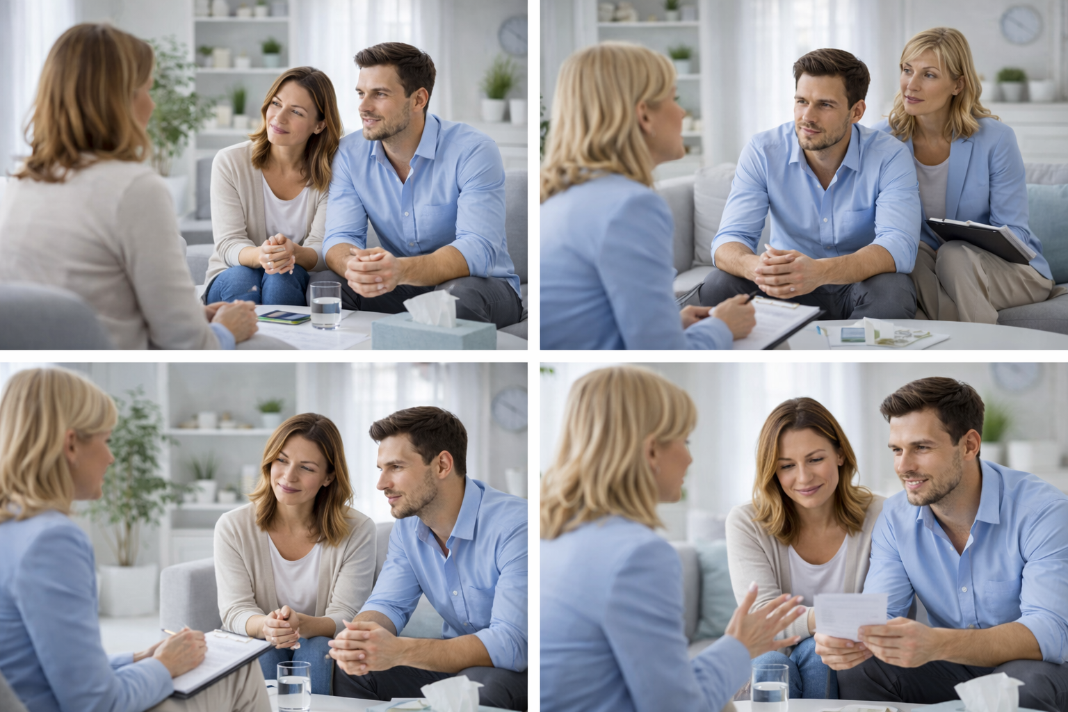 A person feeling supported and guided through the mediation process